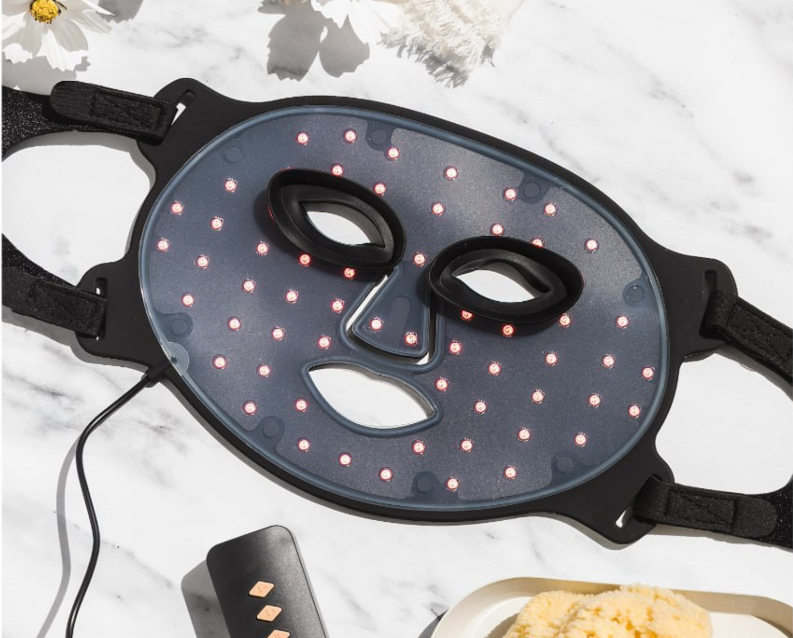 LED Mask with 7 Light Modes